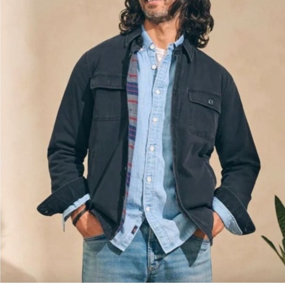 Faherty Stretch Blanket Lined CPO Jacket